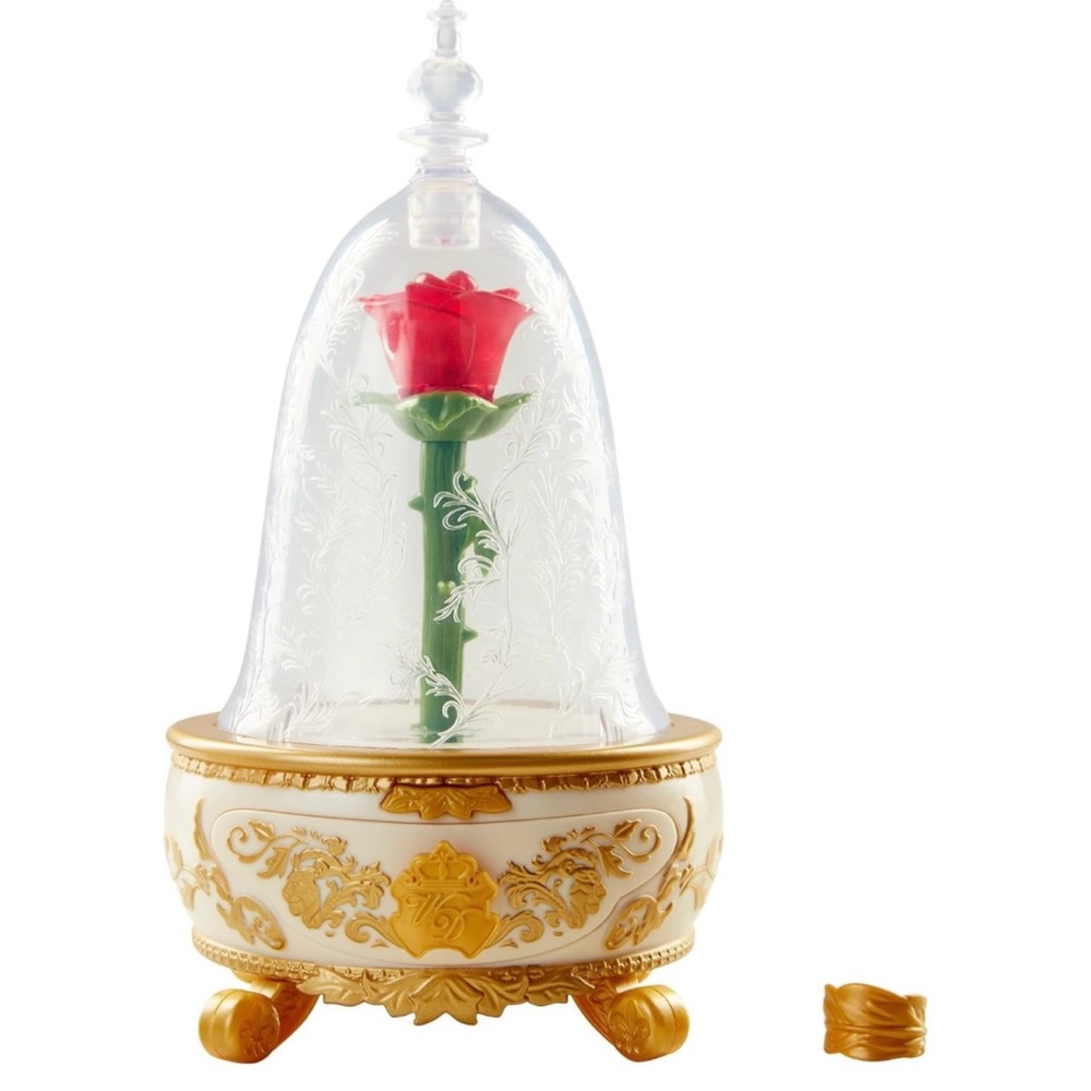 Beauty and The Beast Live Action Disney Enchanted Rose Jewelry Box Toy